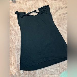 Balance Collection swim suit cover up, black with detail in the back